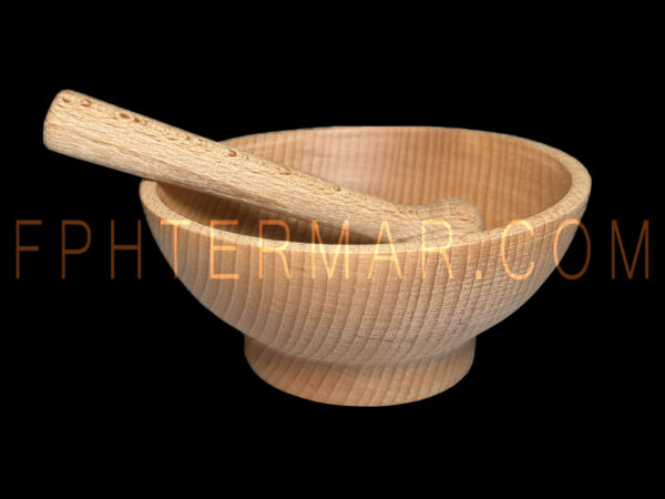 Moździerz drewniany, moździerz na przyprawy moździerz do kuchni